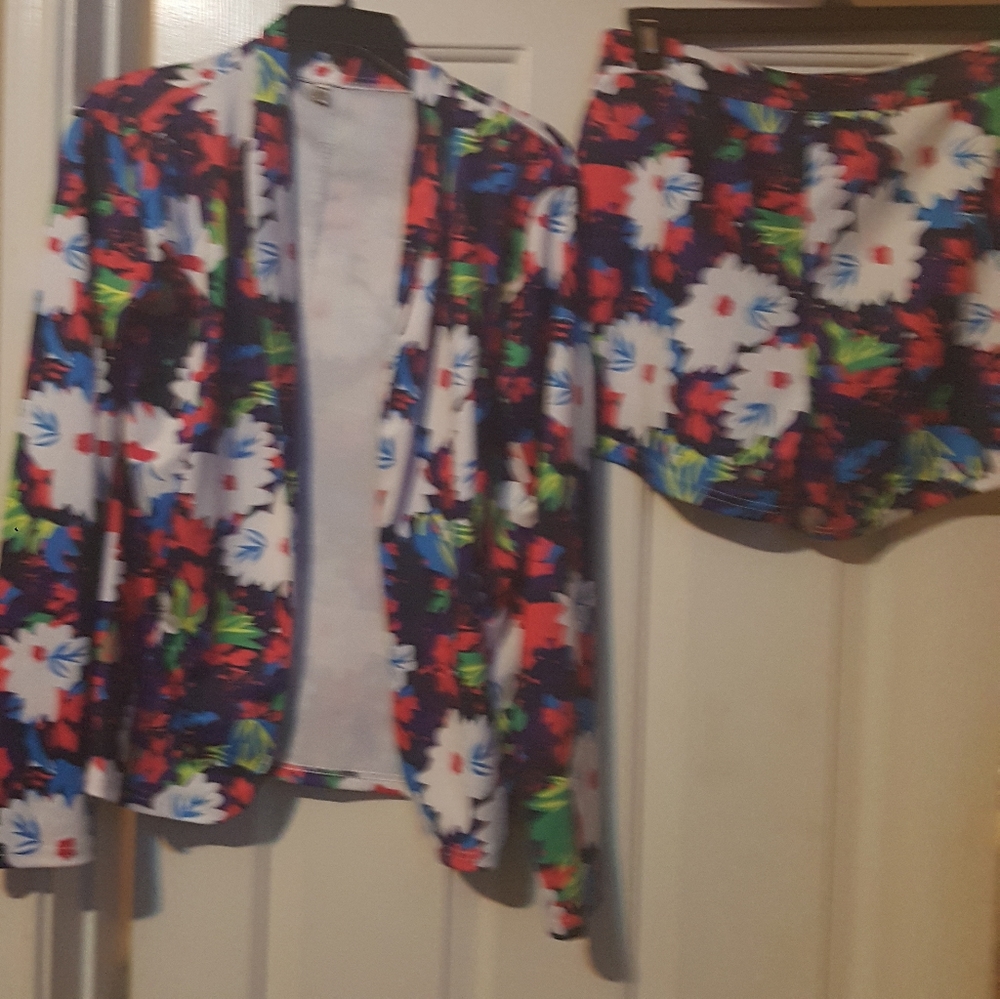 Jacket and short set